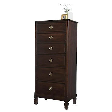 Tall and Thin Lingerie Chest for the Storage of Small Personals